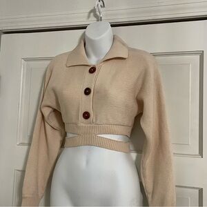 Pixie Market Sophia‎ Cross Knit Sweater